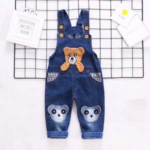 Spring and autumn children's clothes, children's trousers, overalls, baby jeans, children's clothes