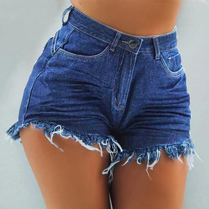 Women's denim shorts ripped sexy and thin women's denim shorts women's pants