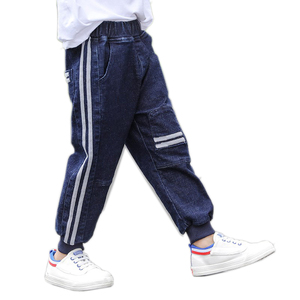 4-11 Years Children boy Pant Denim Clothing Long Trousers Casual Bottoms Bowboy Kids Boys Jeans Pant