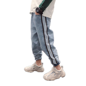 4-11 Years Fashion Children boy Pant Denim Long Trousers Clothing Casual Bottoms Bowboy kids Jeans